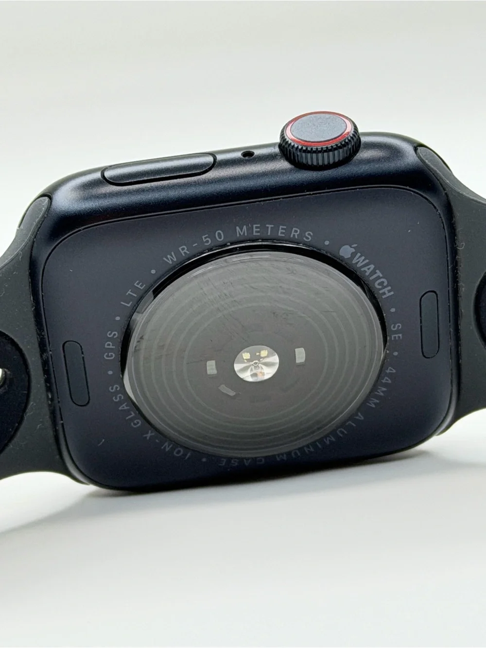 Apple Black Smartwatch with Black Perforated Sport Band
